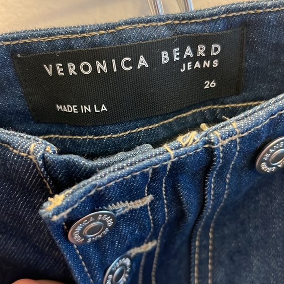 NWOT Veronica Beard High Rise Wide Leg Jean- Sz 26 - Picture 10 of 12